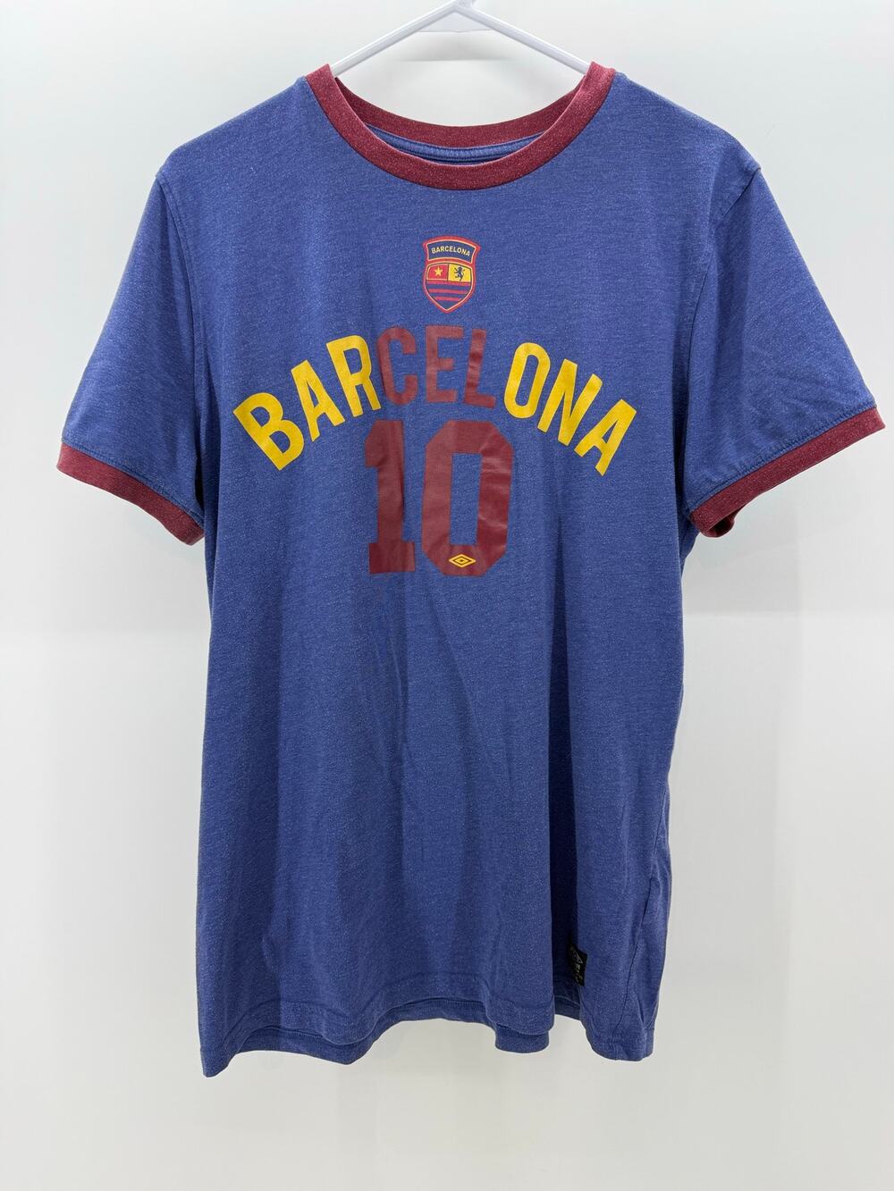 Men's Barcelona Soccer T-Shirt, size Medium